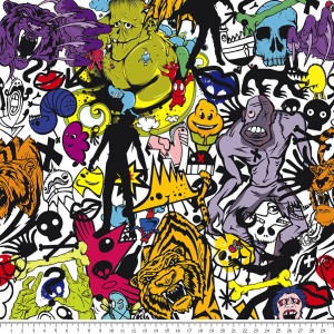 Tkanina bawełniana - monsters