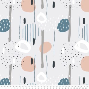 Welur tapicerski - abstrakcja na szarym tle