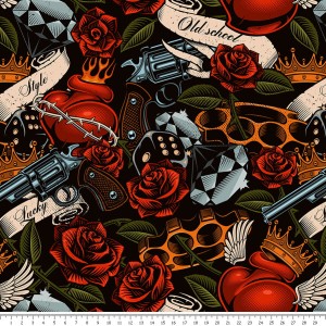 Tkanina wodoodporna - tattoo