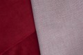 Welur tapicerski - bordowy - lewa strona