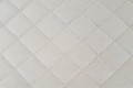 Welur tapicerski pikowany - kremowy - romby 5cm/5cm - wzór