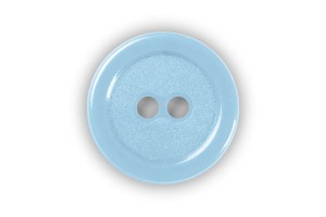 Guzik 20mm - niebieski - jasny