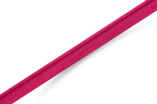 Wypustka bawełniana 2mm - różowy - fuksja