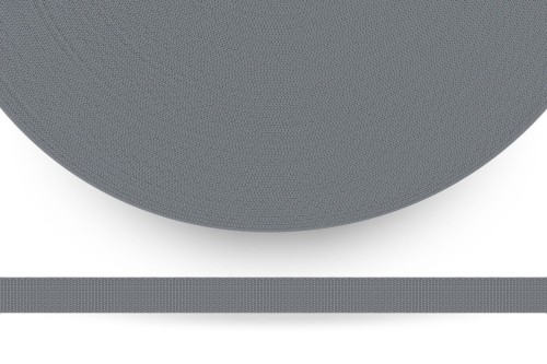 Taśma nośna poliestrowa 25mm - szary - podgląd