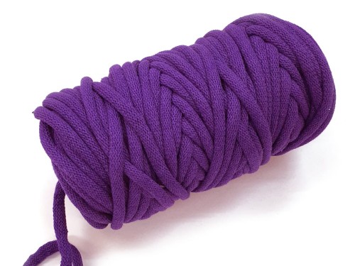 Sznurek bawełniany 9mm - fioletowy