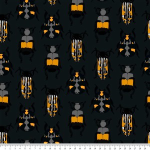 Dzianina jersey - chrabąszcze