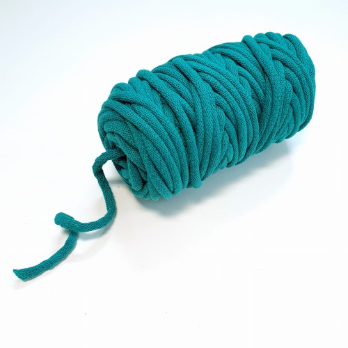 Sznurek bawełniany 9mm - turkusowy