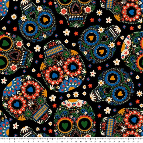 Dresówka - czaszki mexico