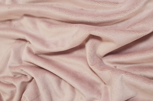 Minky gładki - brudny różowy (sephia rose)
