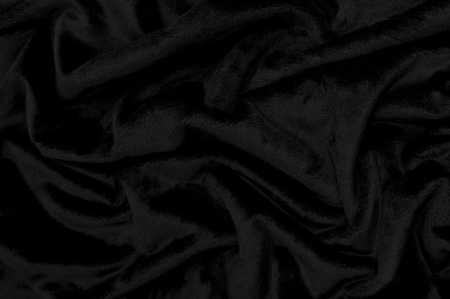 Minky gładki - czarny