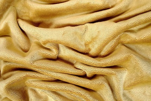 Minky gładki - złoty (mustard)