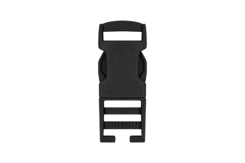 Klamra plastikowa 25 mm z regulatorem - czarna