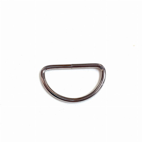 Półkole metalowe-40mm SREBRNY