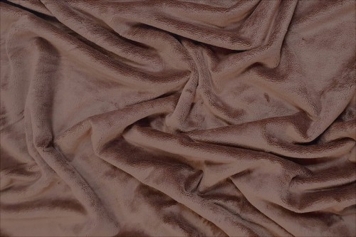 Minky gładki - brązowy (mocha mous)