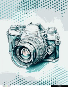 Panel wodoodporny 40x50 - Aparat fotograficzny - rysunek