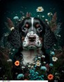 Panel wodoodporny 40x50 - Ciemny cocker spaniel