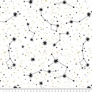 Tkanina bawełniana - gwiazdozbiory