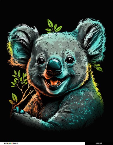 Panel wodoodporny 40x50 - Miś koala