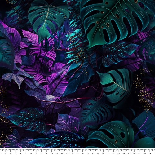 Lycra - fioletowa dżungla