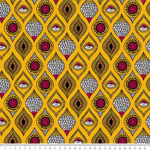 Dresówka - wzór afrykański - oko