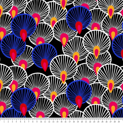 Dresówka - wzór afrykański - liście