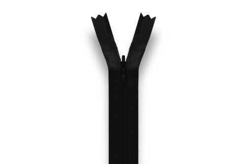 Zamek kryty - 40cm - czarny (332)