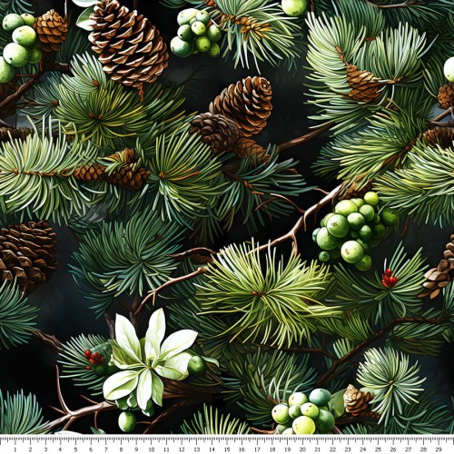 Dresówka - szyszki sosnowe