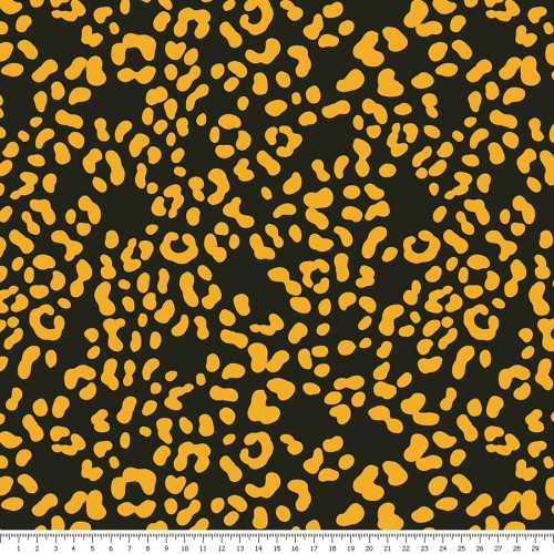 Dresówka - musztardowa panterka - podgląd