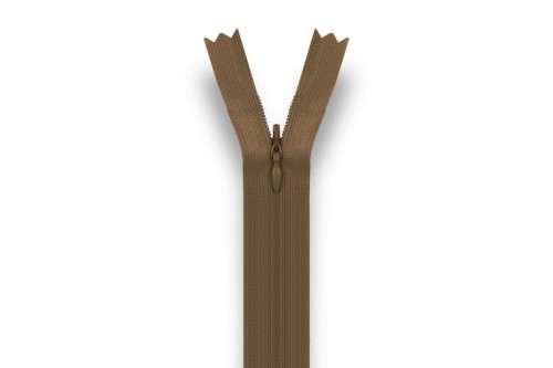 Zamek kryty - 40cm - jasny brązowy (296)