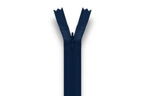 Zamek kryty - 40cm - granatowy (330)