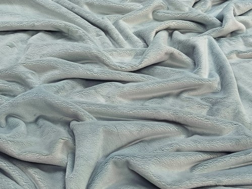 Minky gładki - jasna mięta (sky grey)