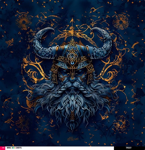 Panel welurowy - poduszka 48x48 - wiking
