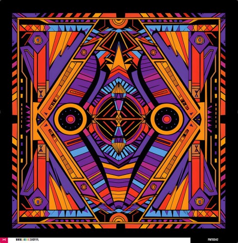 Panel wodoodporny 52x52 - motyw etno 02