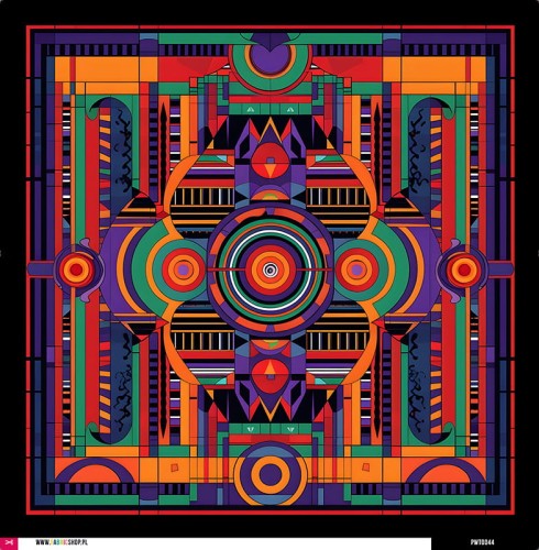 Panel wodoodporny 52x52 - motyw etno 04