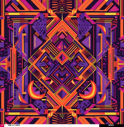 Panel wodoodporny 52x52 - motyw etno 05