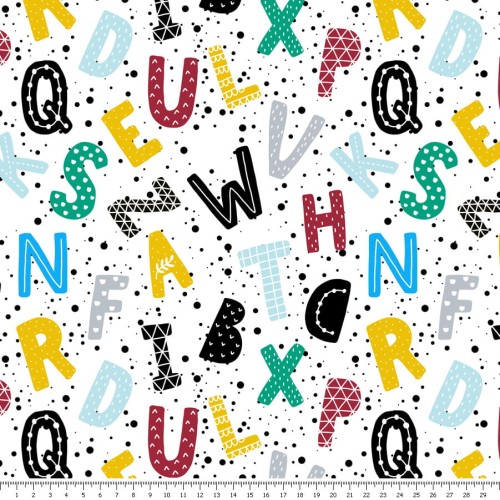 Dresówka - literki - podgląd