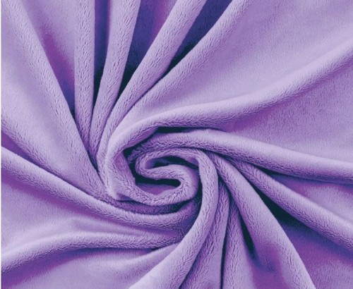 Minky gładki - jasny fioletowy (lavender)