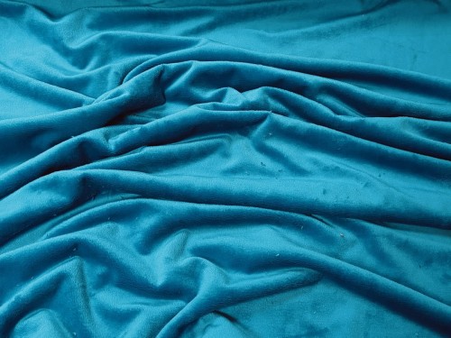 Minky gładki - Mosaica blue