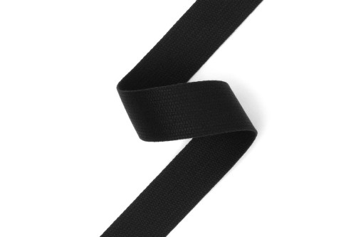 Taśma nośna bawełniana 3cm - czarna