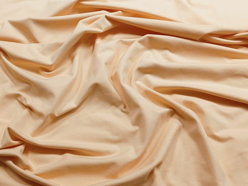 Dzianina jersey bawełniany - pastelowa brzoskwinia (peach fuzz)