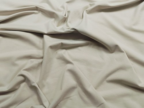 Dzianina jersey bawełniany - jasny beż (white owl beige)