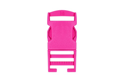 Klamra plastikowa 30 mm - amarant - przód