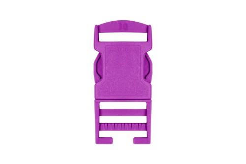 Klamra plastikowa 30 mm - fioletowa - przód