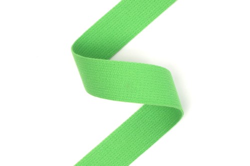Taśma nośna bawełniana 30 mm - jasny zielony	 - podgląd