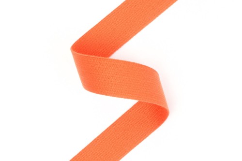 Taśma nośna bawełniana 30 mm - pomarańczowy - podgląd