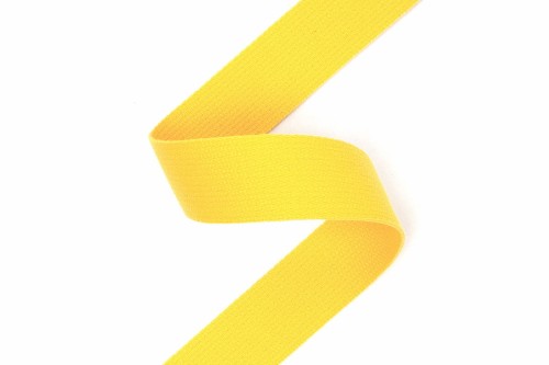 Taśma nośna bawełniana 30 mm - żółty - podgląd