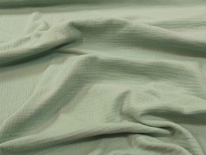 Muślin bawełniany - szałwiowa zieleń (sage green)