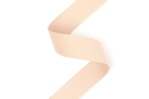 Taśma nośna bawełniana 30 mm - jasny beż - podgląd