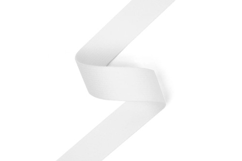Taśma nośna bawełniana 30 mm - biała - podgląd