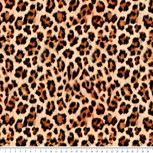 Welur tapicerski - imitacja futra - cętki leoparda
